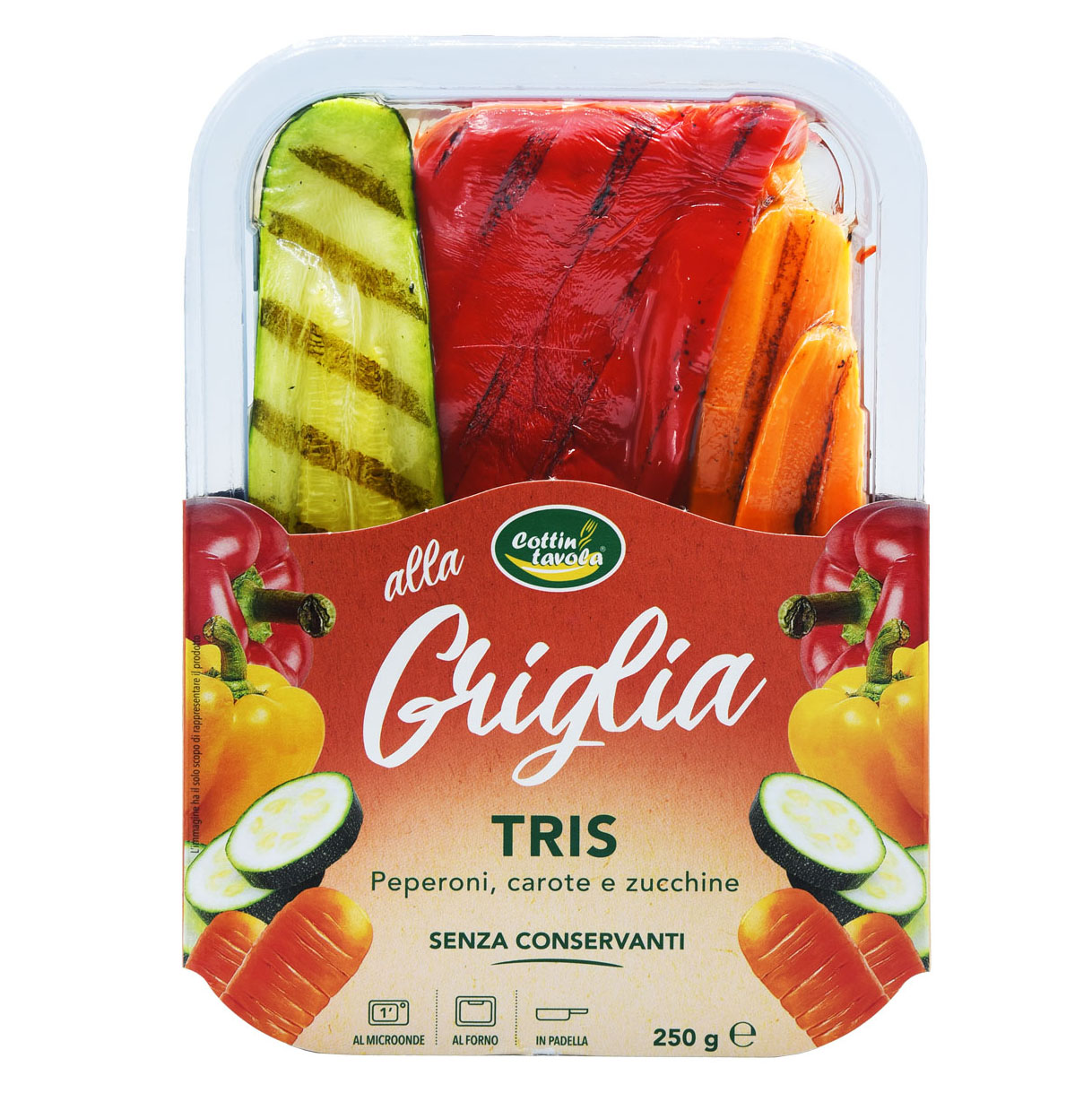 Il tris grigliato
