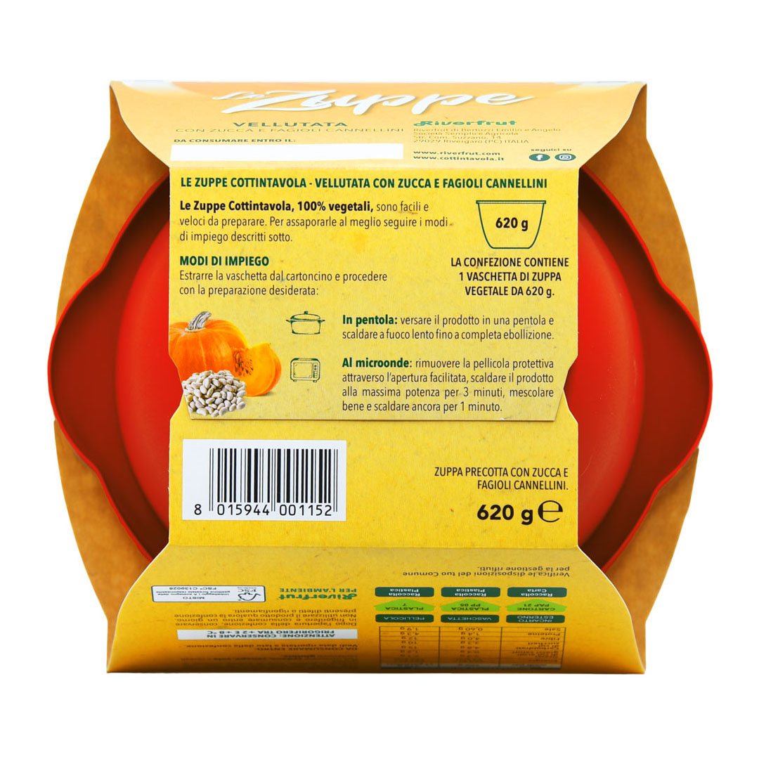 Vellutata con zucca e fagioli cannellini - immagine 3