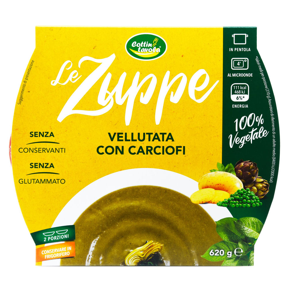 Vellutata con carciofi
