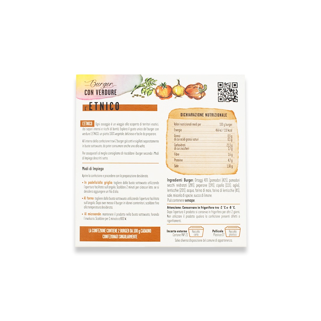 Burger vegano "L'Etnico" - immagine 3