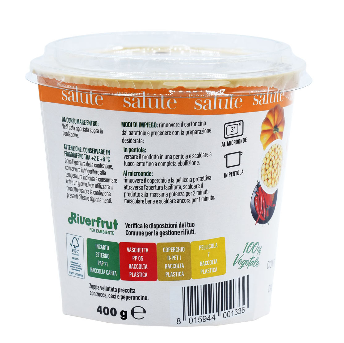 Vellutata con zucca, ceci e peperoncino - immagine 3