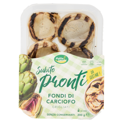 Fondi di carciofo grigliati