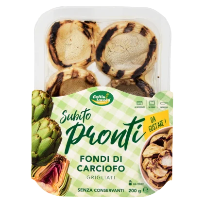 Fondi di carciofo grigliati